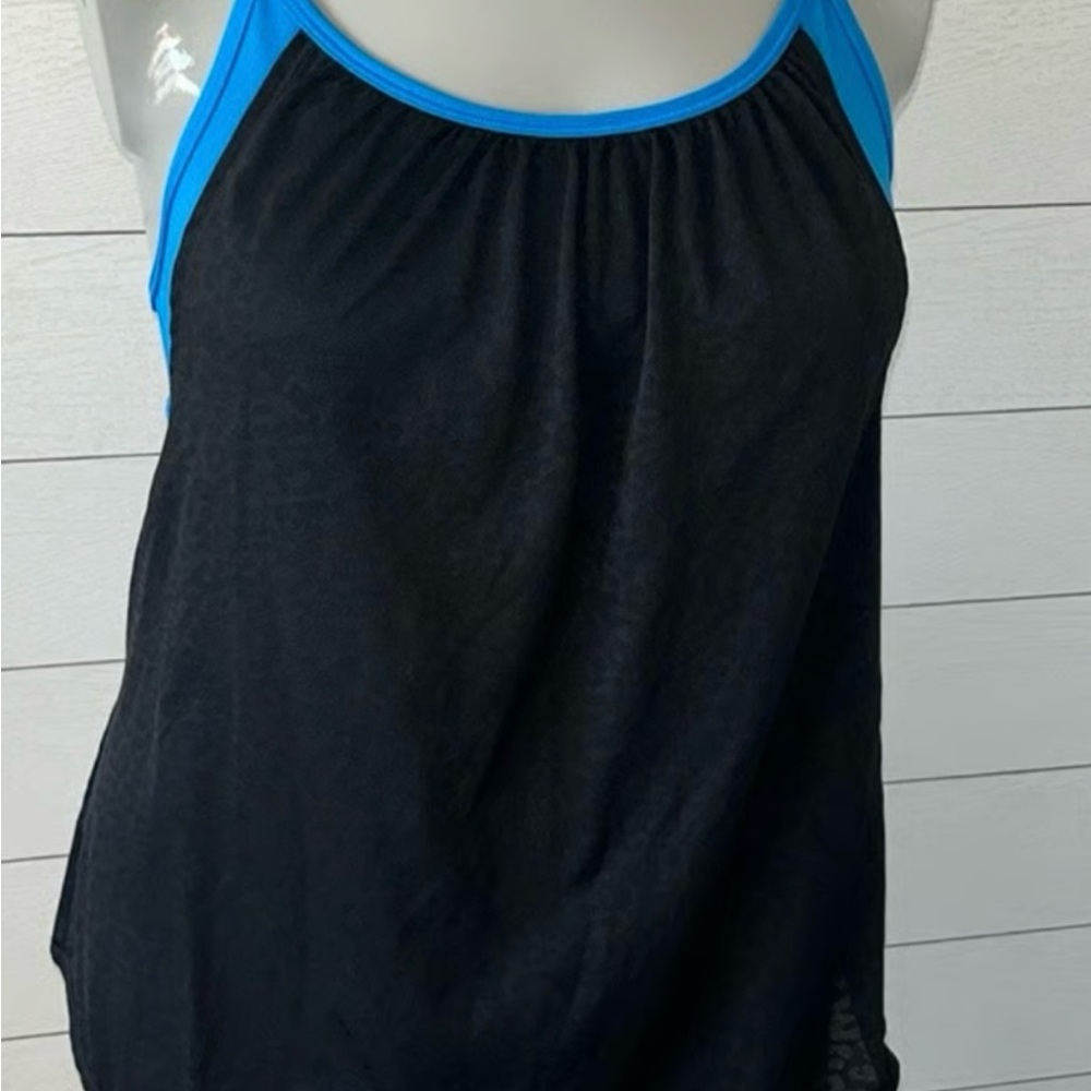 Z by Zella Black Tank Bra Top size Medium EUC